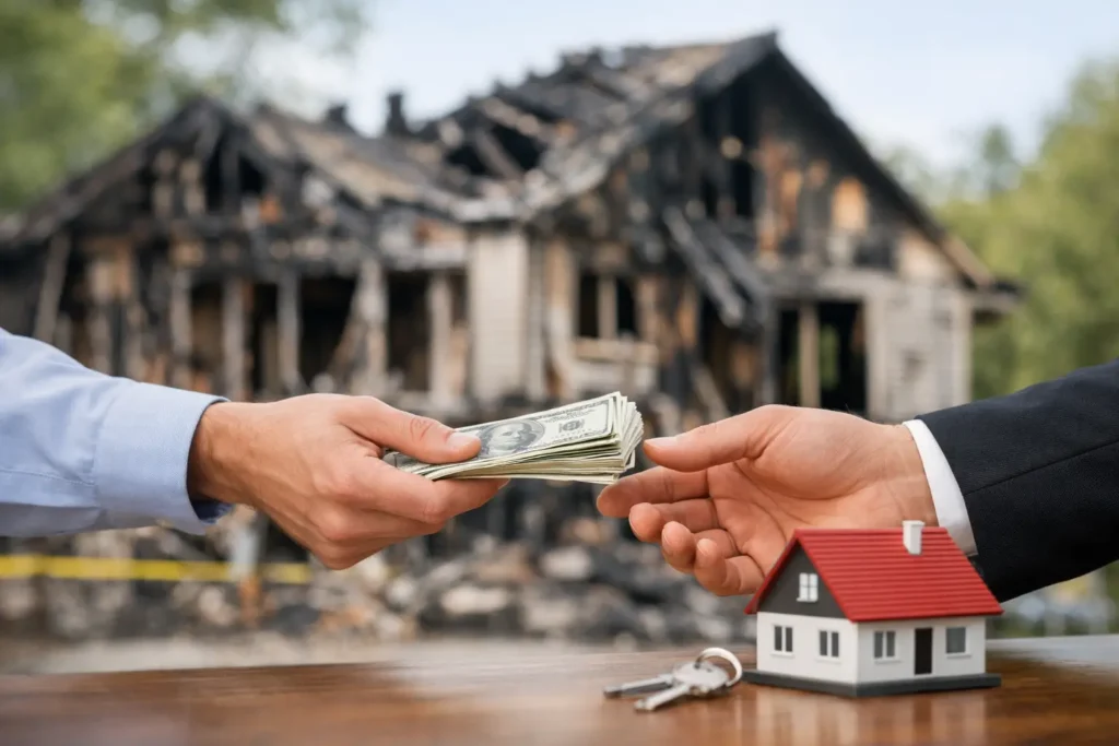 Cash Offer for Fire Damaged House